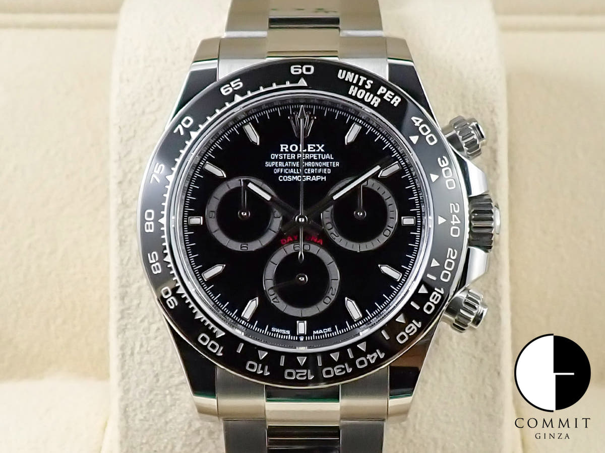 ロレックス デイトナ Ref.126500LN ステンレススチール ブラック文字盤
