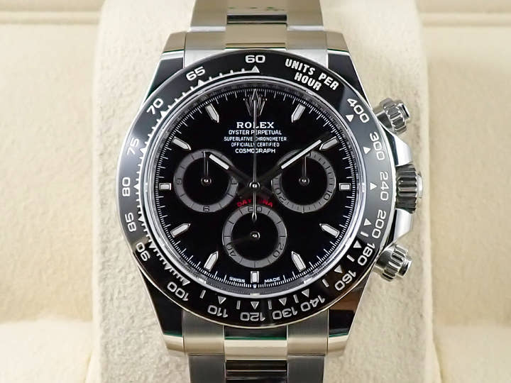 ロレックス デイトナ Ref.126500LN ステンレススチール ブラック文字盤