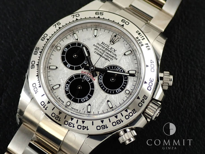 ロレックス デイトナ Ref.116509 ホワイトゴールド メテオライト文字盤