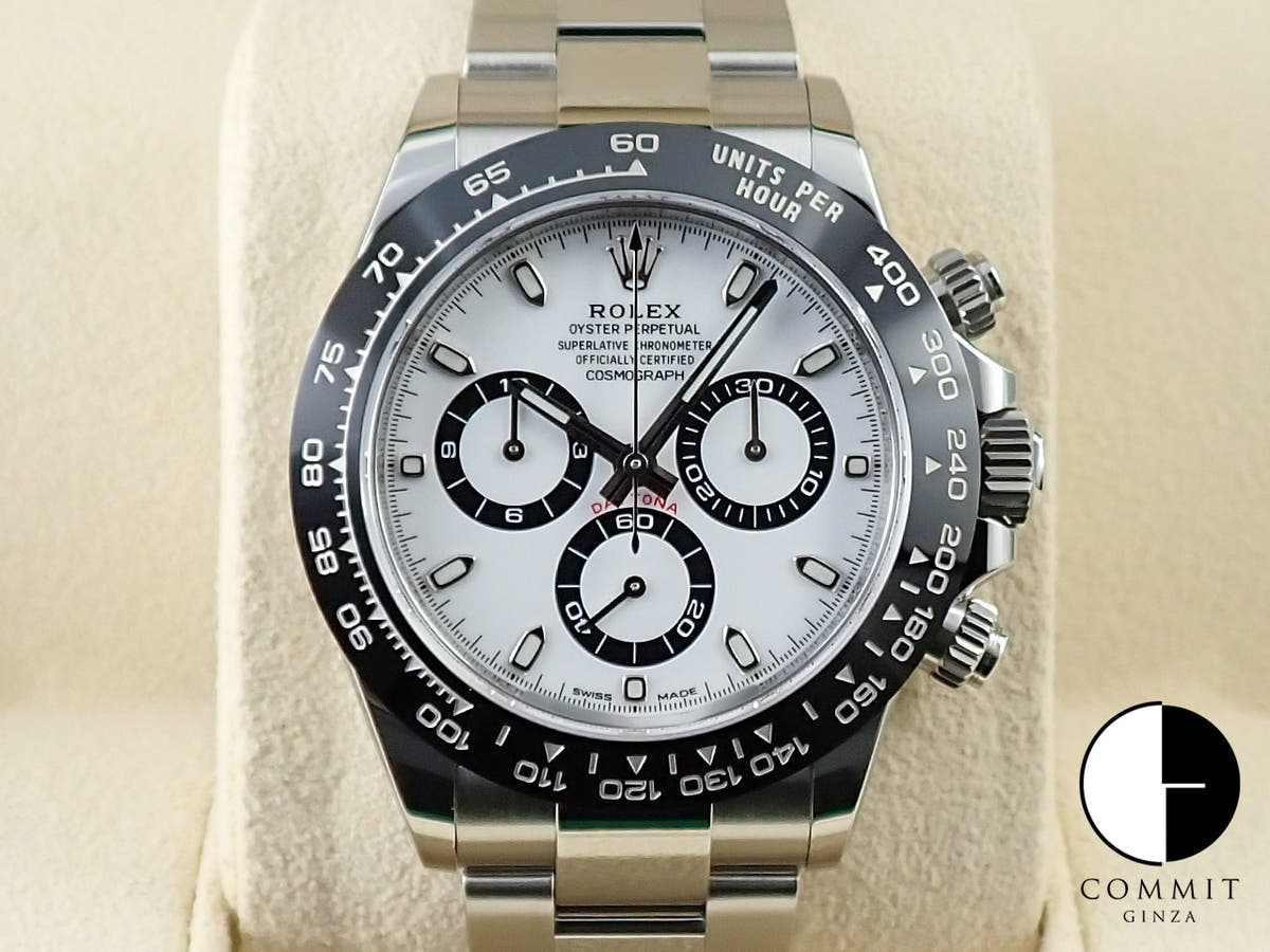 ロレックス デイトナ Ref.116500LN ステンレススチール ホワイト文字盤