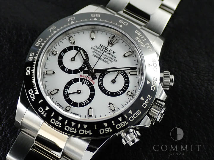 ロレックス デイトナ Ref.116500LN ステンレススチール ホワイト文字盤