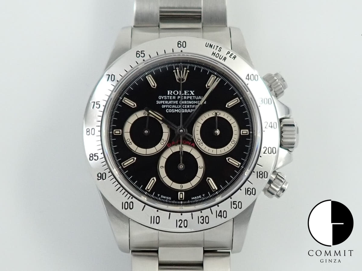 ロレックス デイトナ エルプリメロ Ref.16520 ステンレススチール ブラック文字盤