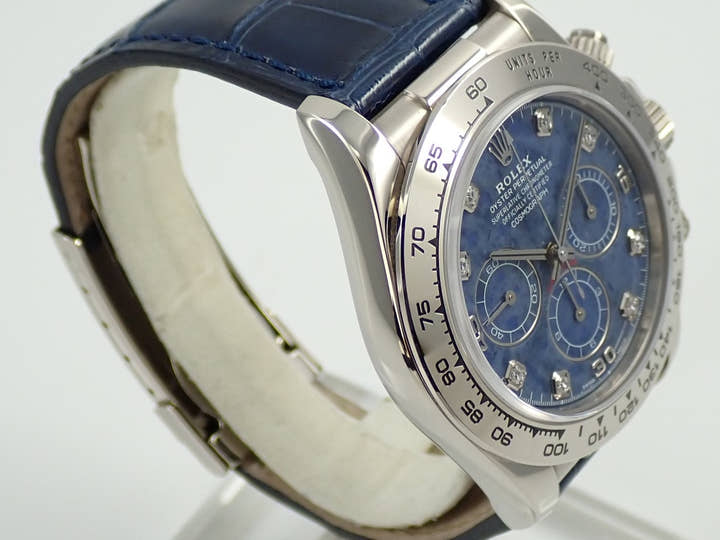 ロレックス デイトナ エルプリメロ Ref.16519G ホワイトゴールド ソーダライトx8Pダイヤ文字盤