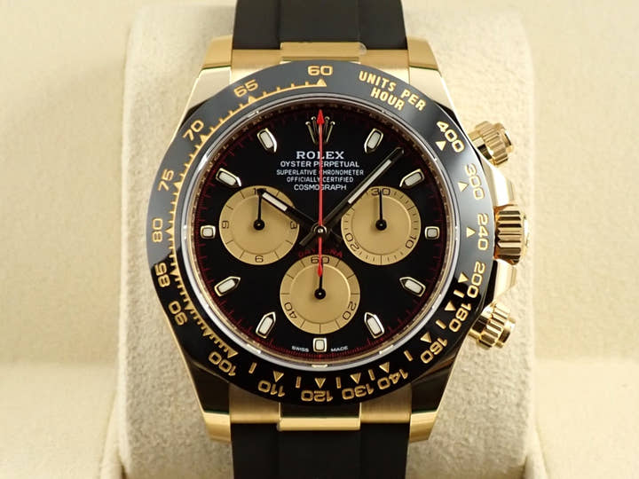 ロレックス デイトナ Ref.116518LN イエローゴールド ブラックxシャンパン文字盤