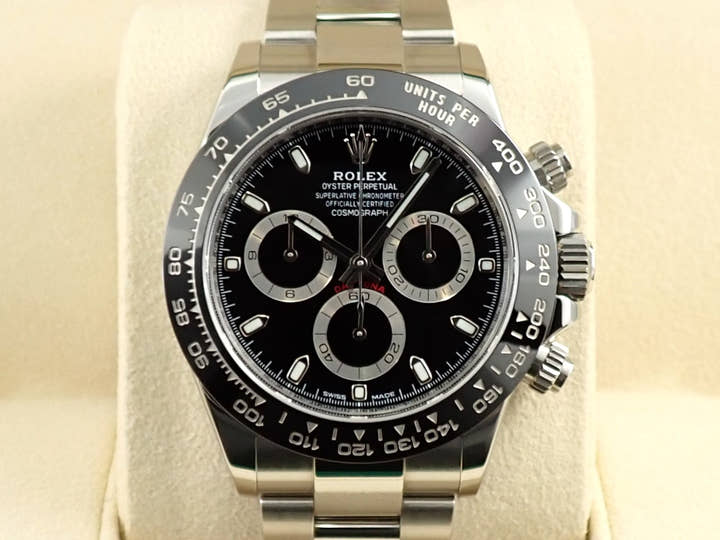 ロレックス デイトナ Ref.116500LN ステンレススチール ブラック文字盤