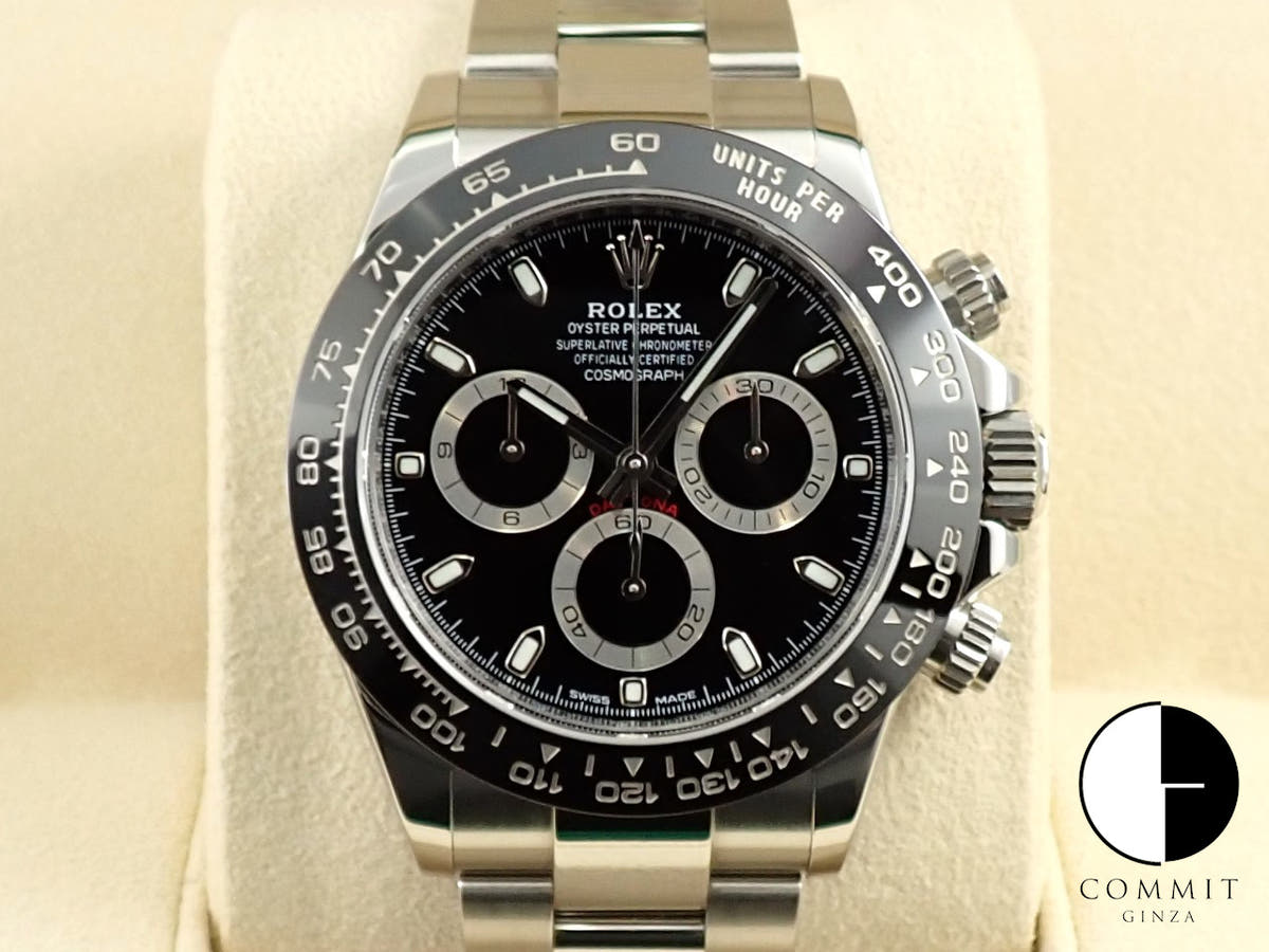 ロレックス デイトナ Ref.116500LN ステンレススチール ブラック文字盤