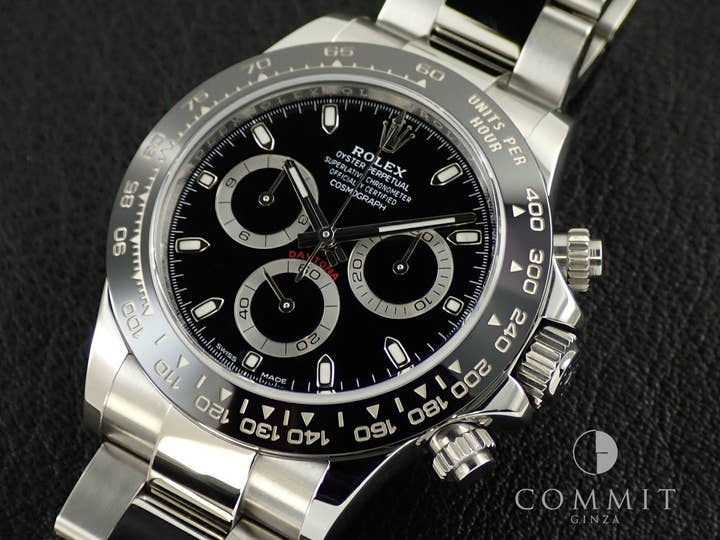 ロレックス デイトナ Ref.116500LN ステンレススチール ブラック文字盤
