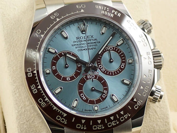 ロレックス デイトナ Ref.116506 プラチナ アイスブルー文字盤