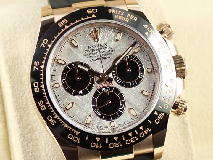 ロレックス デイトナ Ref.116515LN エバーローズゴールド メテオライト文字盤
