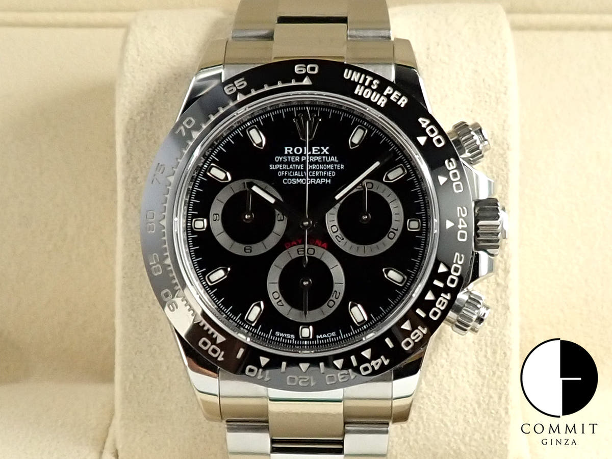 ロレックス デイトナ Ref.116500LN ステンレススチール ブラック文字盤