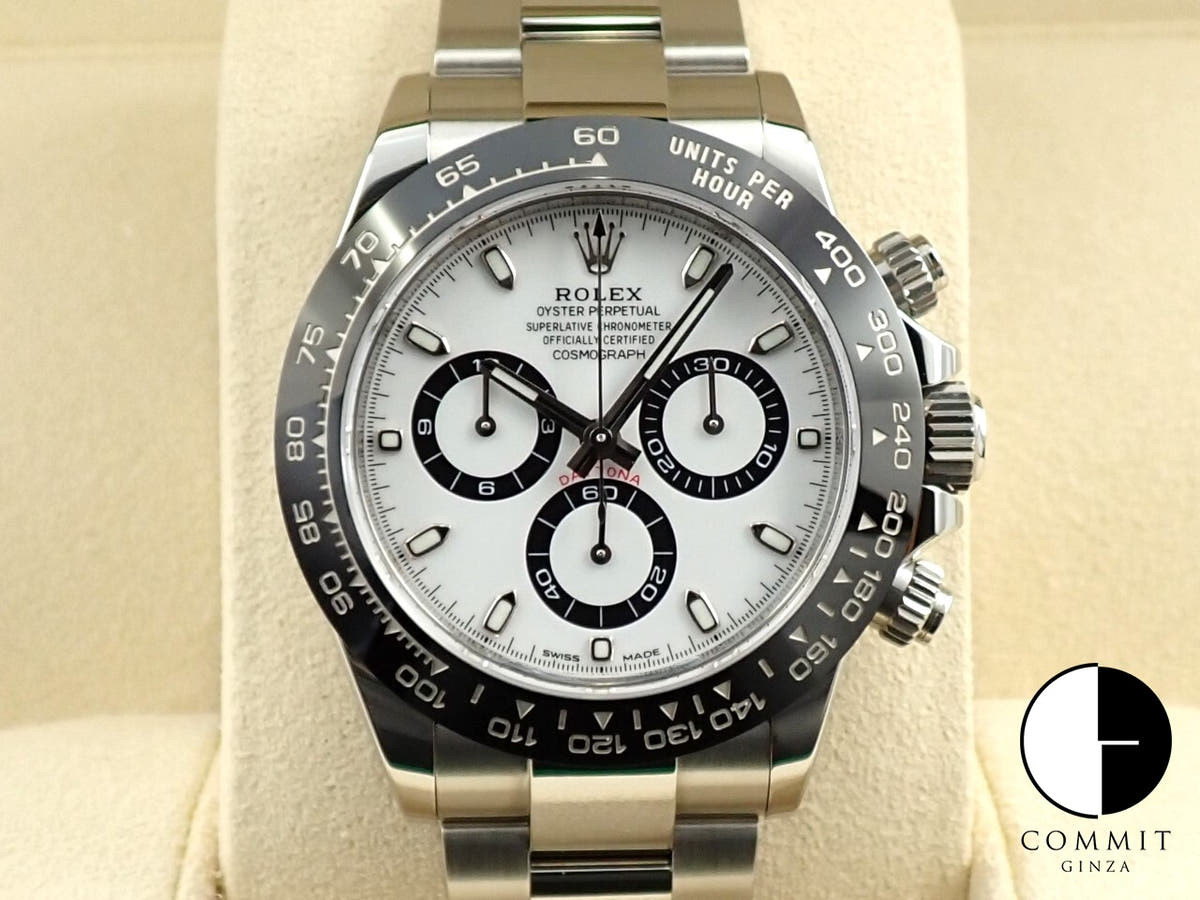 ロレックス デイトナ Ref.116500LN ステンレススチール ホワイト文字盤