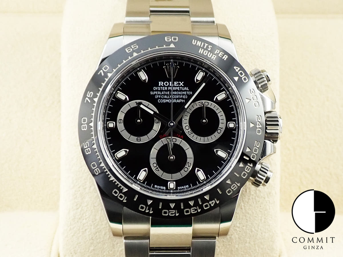 ロレックス デイトナ Ref.116500LN ステンレススチール ブラック文字盤