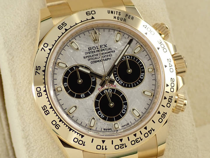 ロレックス デイトナ Ref.116508 イエローゴールド メテオライト文字盤