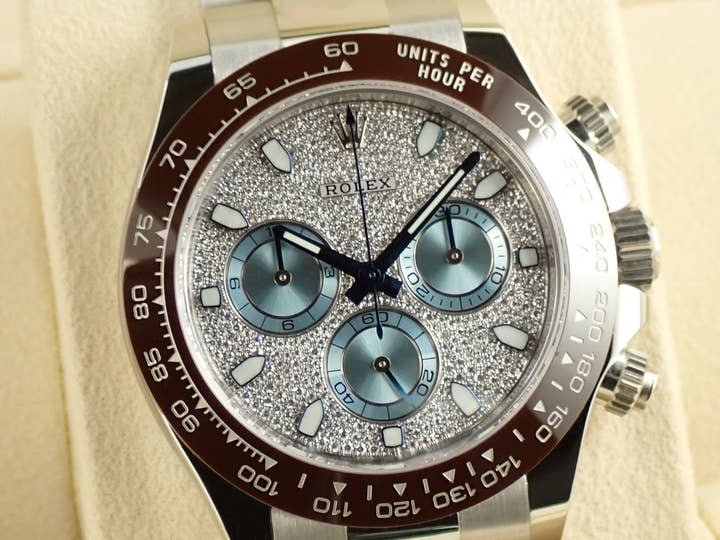 ロレックス デイトナ Ref.116506 プラチナ パヴェダイヤモンド文字盤