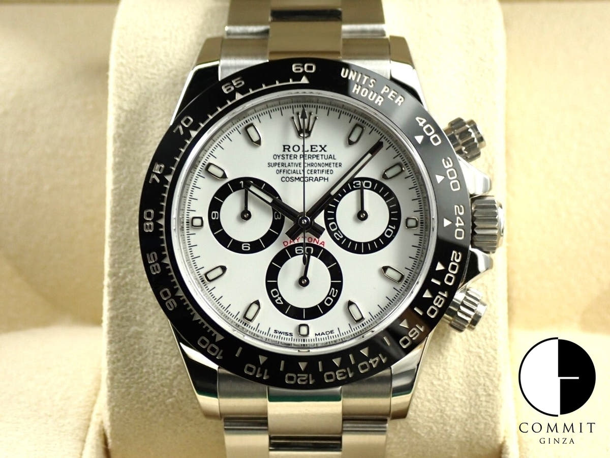 ロレックス デイトナ Ref.116500LN ステンレススチール ホワイト文字盤