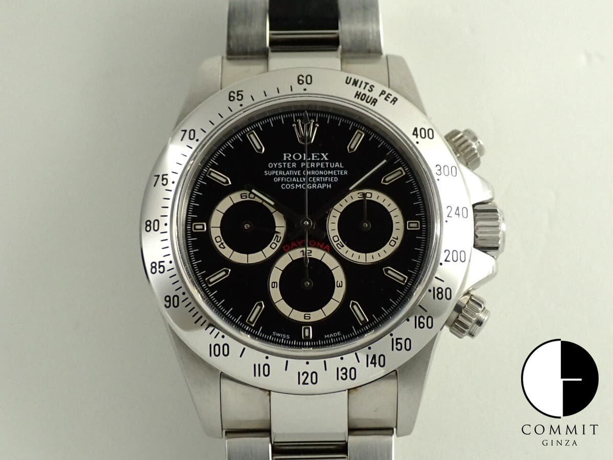 ロレックス デイトナ エルプリメロ Ref.16520 ステンレススチール ブラック文字盤
