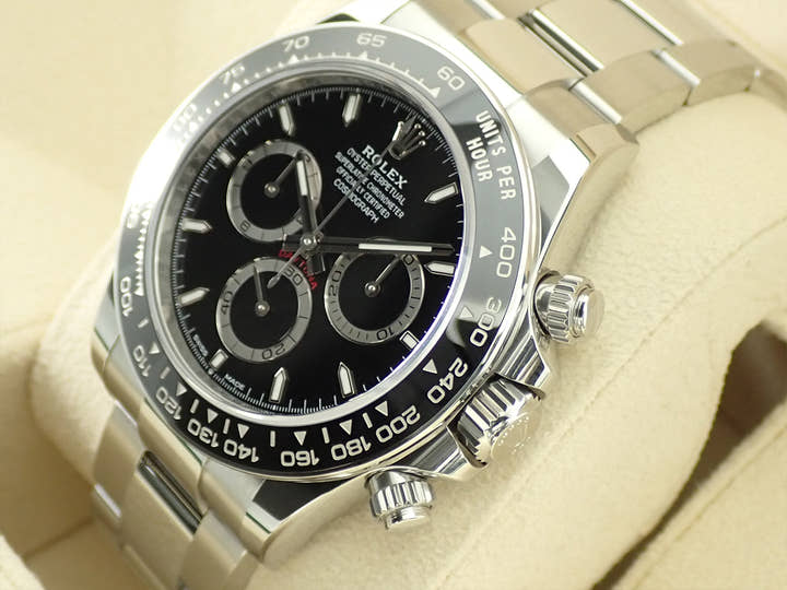 ロレックス デイトナ Ref.126500LN ステンレススチール ブラック文字盤