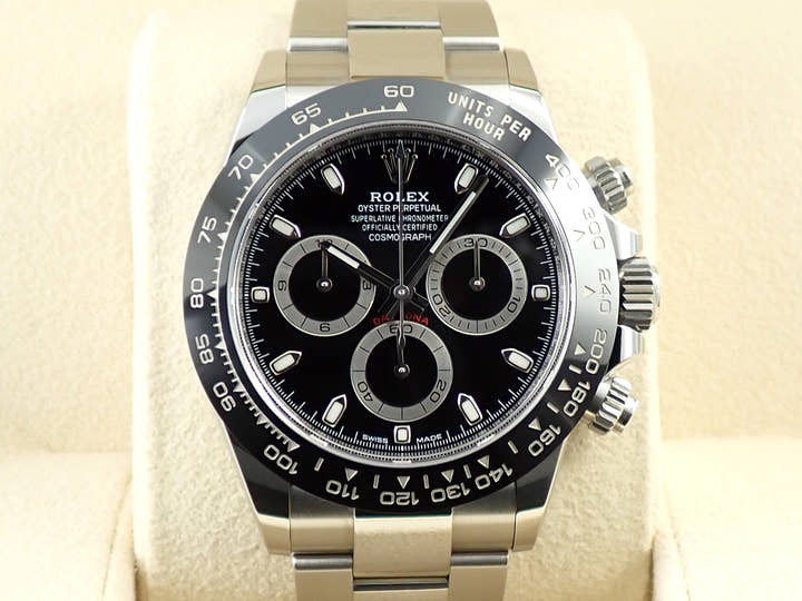 ロレックス デイトナ Ref.116500LN ステンレススチール ブラック文字盤