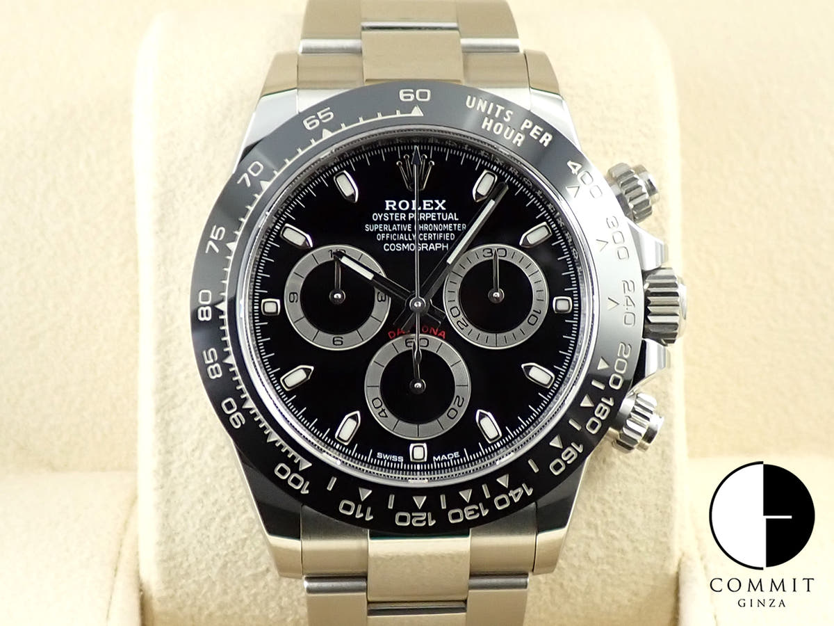 ロレックス デイトナ Ref.116500LN ステンレススチール ブラック文字盤