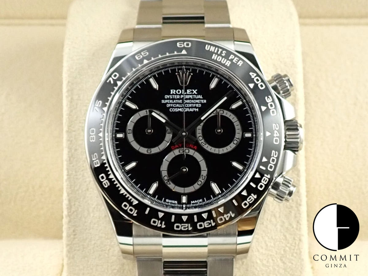 ロレックス デイトナ Ref.126500LN ステンレススチール ブラック文字盤