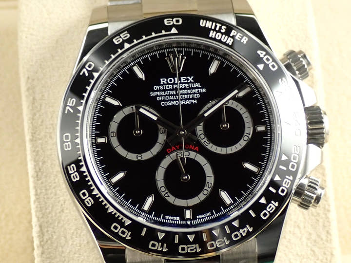 ロレックス デイトナ Ref.126500LN ステンレススチール ブラック文字盤