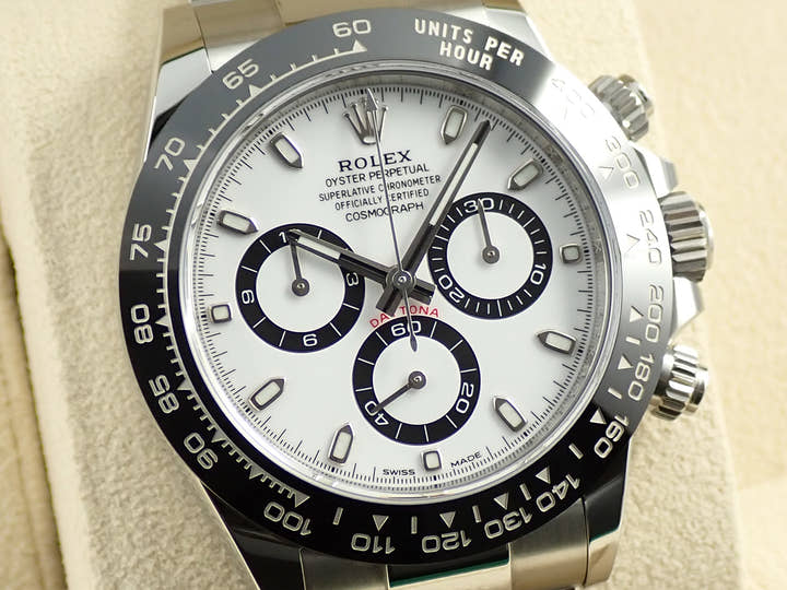 ロレックス デイトナ Ref.116500LN ステンレススチール ホワイト文字盤