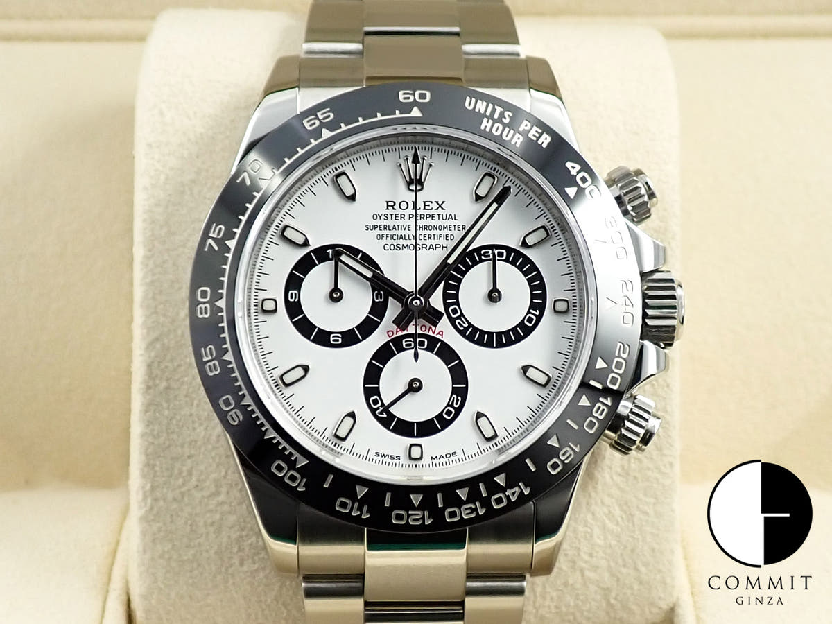 ロレックス デイトナ Ref.116500LN ステンレススチール ホワイト文字盤