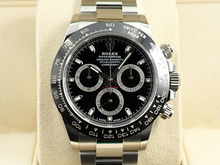 ロレックス デイトナ Ref.116500LN ステンレススチール ブラック文字盤