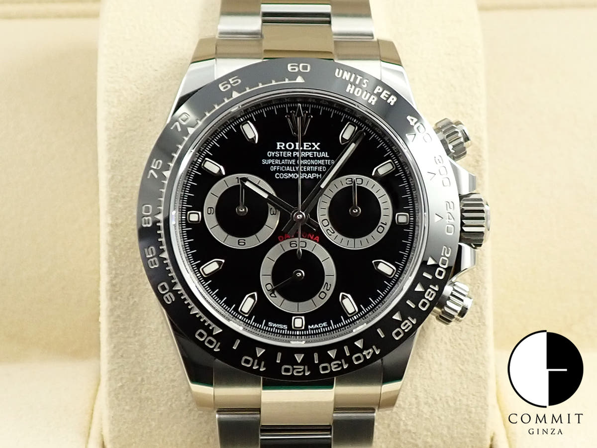 ロレックス デイトナ Ref.116500LN ステンレススチール ブラック文字盤