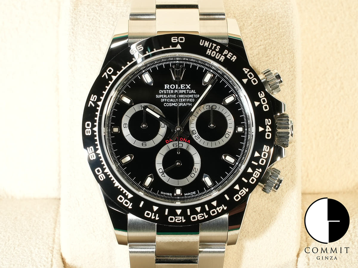 ロレックス デイトナ Ref.116500LN ステンレススチール ブラック文字盤