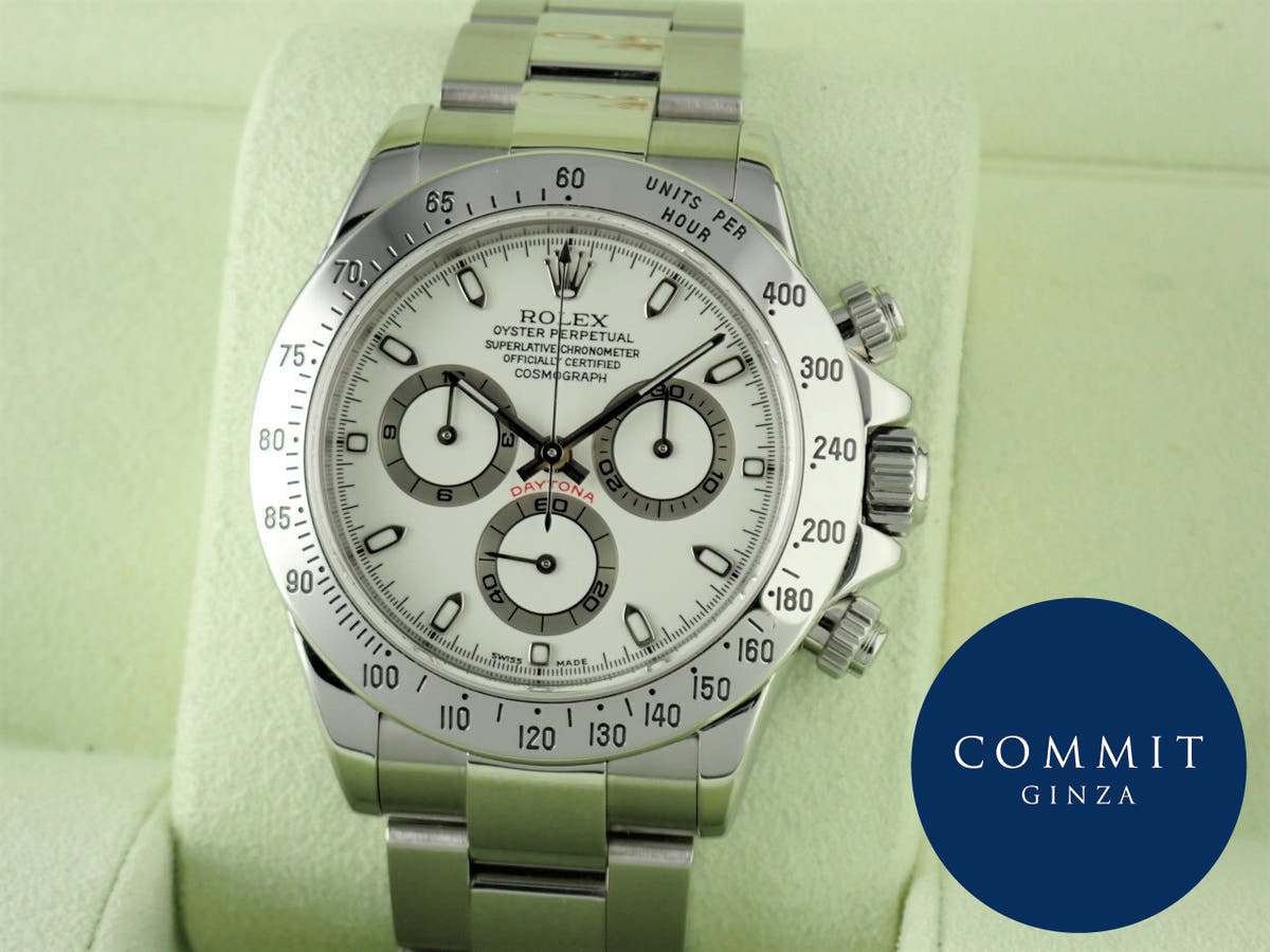 ロレックス デイトナ Ref.116520 ホワイト文字盤 中古 daytona-426