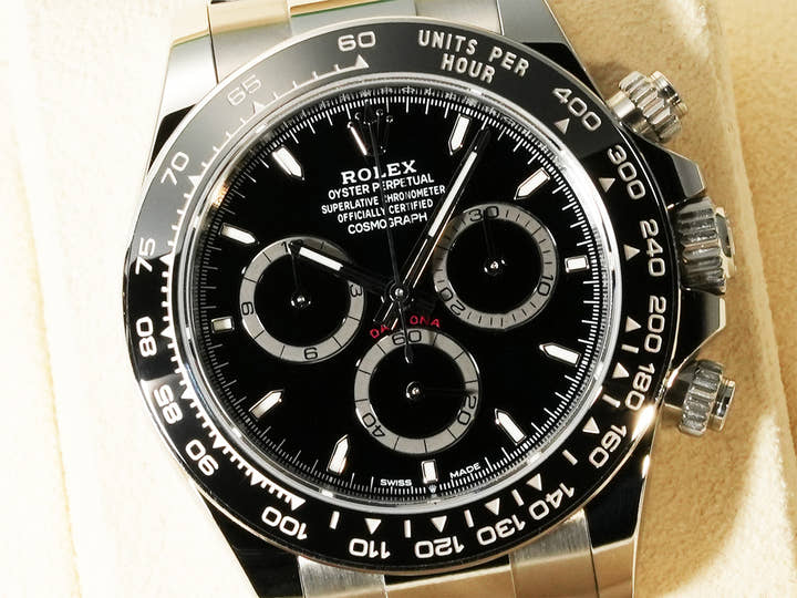 ロレックス デイトナ Ref.126500LN ステンレススチール ブラック文字盤