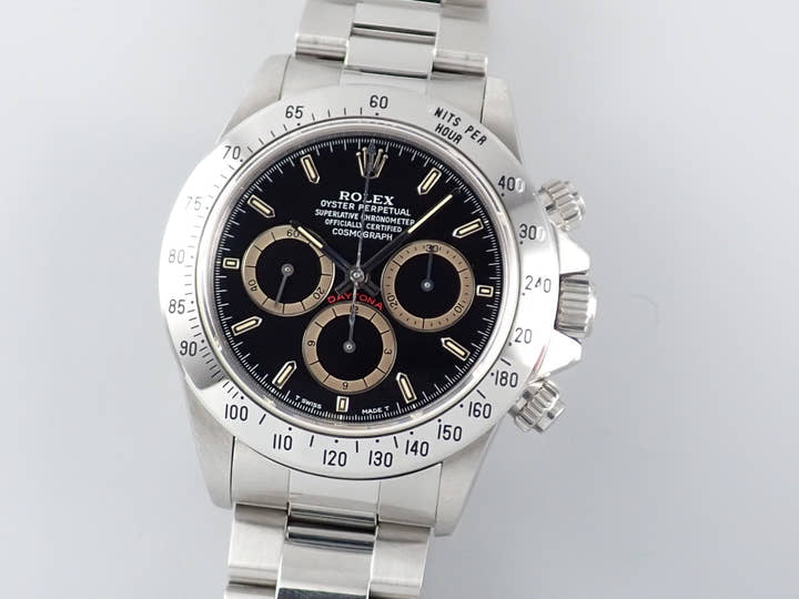 ロレックス デイトナ Ref.16520 ブラック文字盤 中古 daytona-519