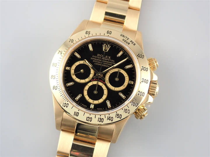 ロレックス デイトナ Ref.16528 ブラック文字盤 中古 daytona-575