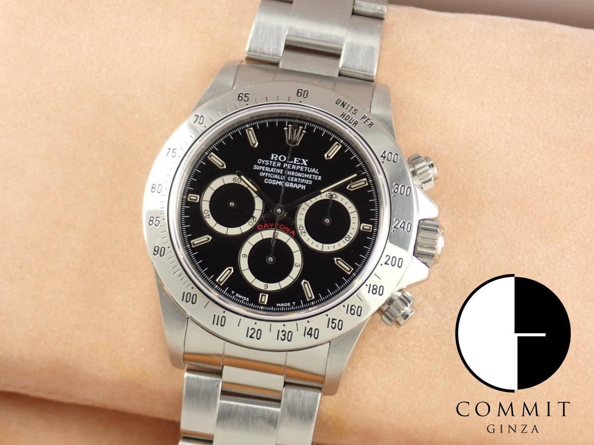 ロレックス デイトナ Ref.16520 ブラック文字盤 中古 daytona-593