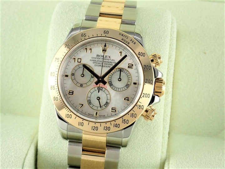 ロレックス デイトナ Ref.116523NA ホワイトシェル文字盤 中古 daytona-600