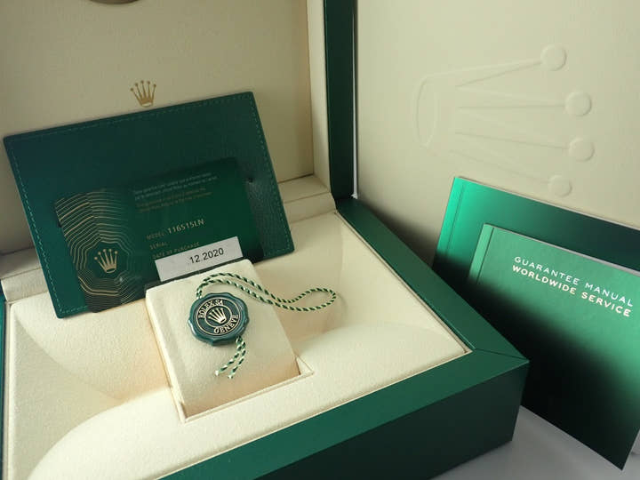 Rolex Daytona Ref.116515LN Chocolate x Black Dial Unused daytona-623-5