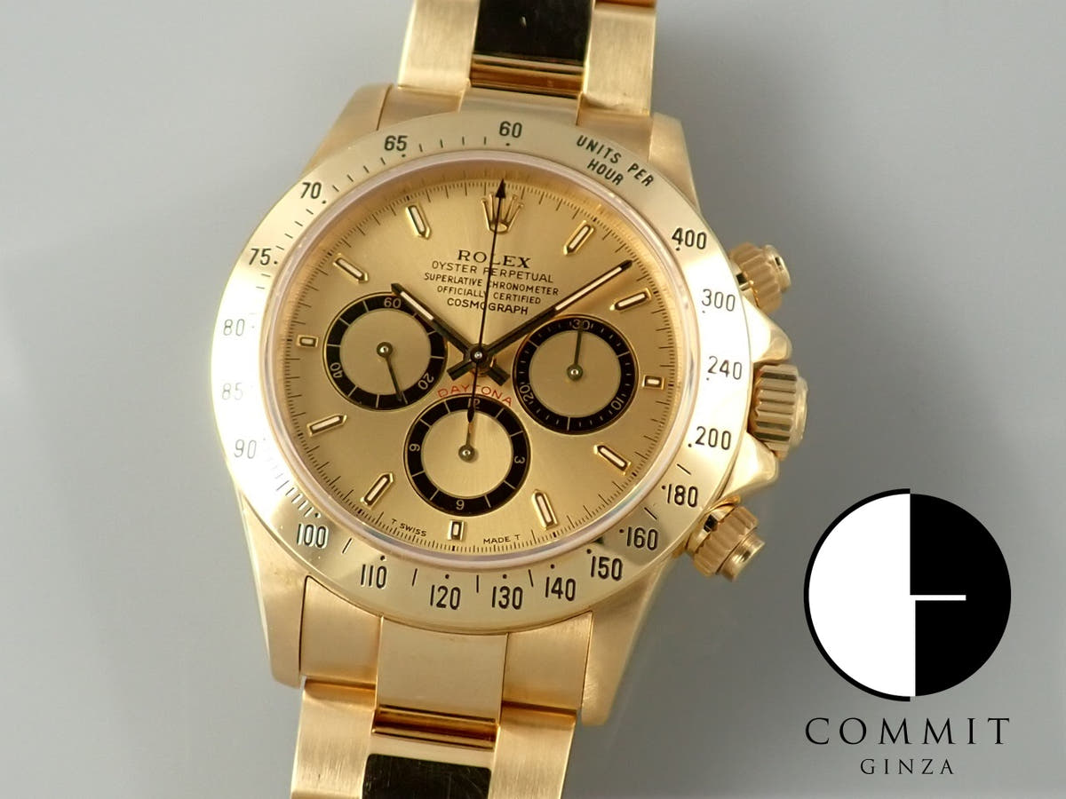ロレックス デイトナ Ref.16528 シャンパン文字盤 中古 daytona-715
