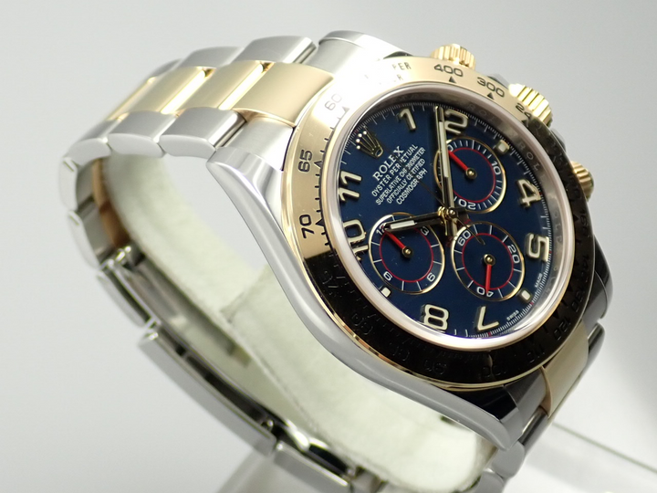 Rolex Daytona Ref. 116503 Stainless Steel/Yellow Gold Blue Dial