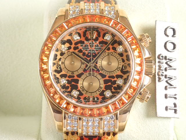 ロレックス デイトナ Ref.116598SACO レパード文字盤 中古 daytona-72