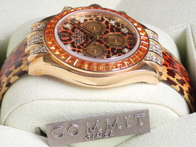 ロレックス デイトナ Ref.116598SACO レパード文字盤 中古 daytona-72