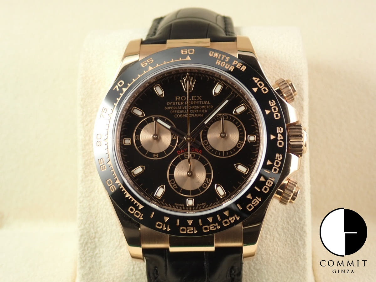ロレックス デイトナ Ref.116515LN ピンク×ブラック文字盤 中古 daytona-751
