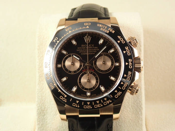ロレックス デイトナ Ref.116515LN ピンク×ブラック文字盤 中古 daytona-751