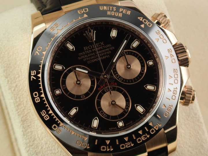 ロレックス デイトナ Ref.116515LN ピンク×ブラック文字盤 中古 daytona-751