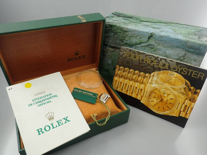 Rolex Daytona El Primero Ref. 16523 Stainless Steel/Yellow Gold Black Dial