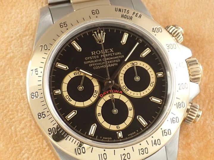 Rolex Daytona El Primero Ref. 16523 Stainless Steel/Yellow Gold Black Dial