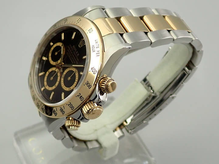 Rolex Daytona El Primero Ref. 16523 Stainless Steel/Yellow Gold Black Dial
