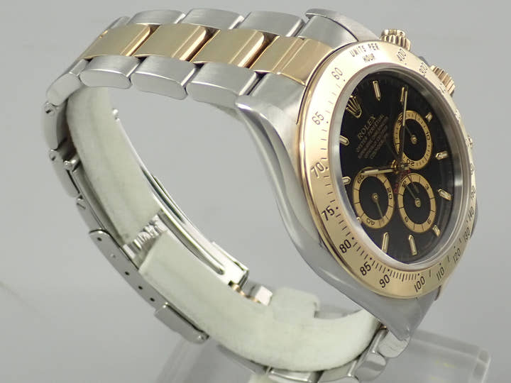 Rolex Daytona El Primero Ref. 16523 Stainless Steel/Yellow Gold Black Dial