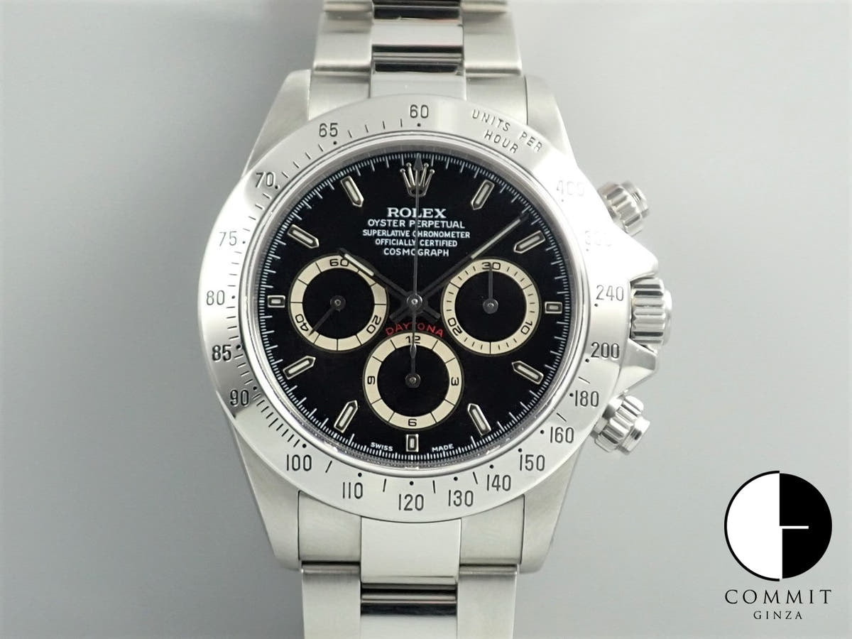 ロレックス デイトナ エルプリメロ Ref.16520 ステンレススチール ブラック文字盤