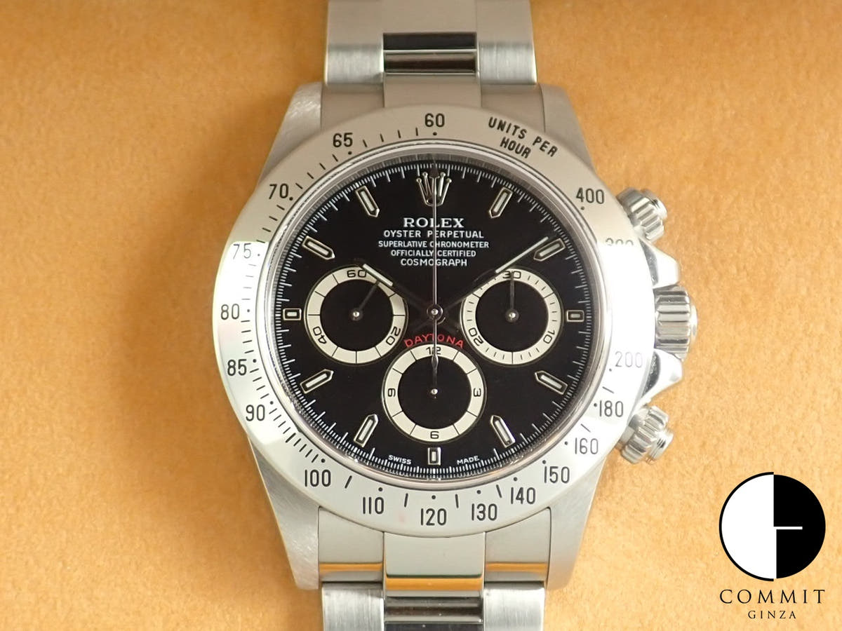 ロレックス デイトナ エルプリメロ Ref.16520 ステンレススチール ブラック文字盤